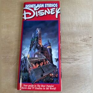 Disney MGM and Epcot Vintage Brochures